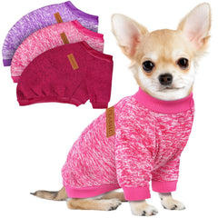 Baobicute suéter para perros pequeños, modelo visible, cálido y cómodo para paseos diarios.