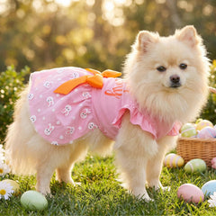 Baobicute vestido perro cintura elástica, cómodo para diferentes tallas.