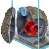 BaoZqua imanes potentes sostienen la cueva acuario para un soporte estable.