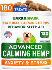 Gomitas relajantes para perros BARK&SPARK, apoyo suave ante la ansiedad