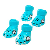 BarkBox Aqua Crocs: conjunto de cuatro zapatos para protección de patas en paseos.