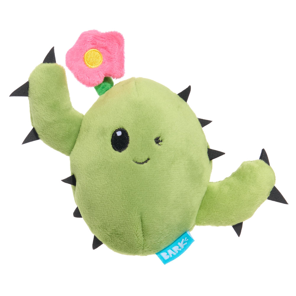 BarkBox Consuela Cactus: peluche interactivo para juego prolongado y seguro.