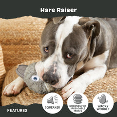 Hare Raiser revela un juguete interior al morder gracias a su capa externa