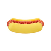 BarkBox Juguete de salchicha sabor tocino para juego y estimulación.