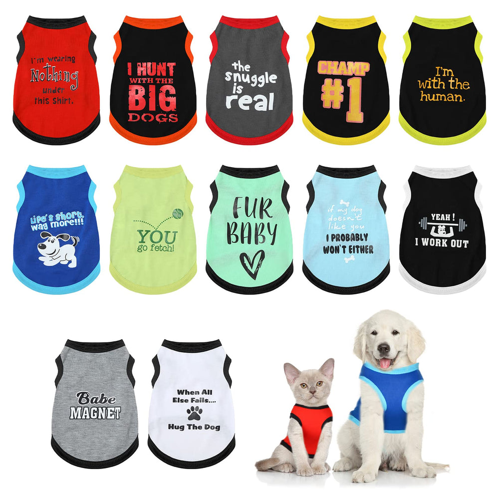 BBTO camisetas para perros con 12 estilos divertidos para resaltar la personalidad de tu mascota.