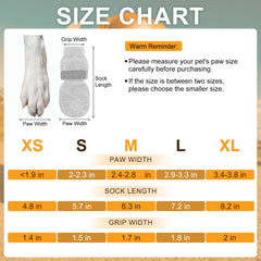 BeautyZoo calcetines antideslizantes para perros, foco en patas, evitan resbalones en casa