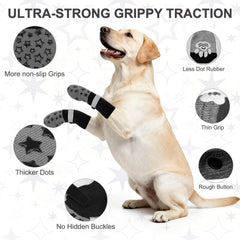 BeautyZoo calcetines antideslizantes para perros, tejido transpirable, comodidad durante uso prolongado