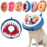 BEAUTYZOO collar dona inflable para perro grande, evita lamidos y facilita la recuperación.