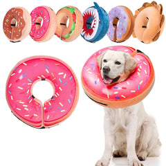 BEAUTYZOO collar donut inflable rosa fresa para recuperación suave