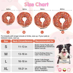 BEAUTYZOO collar rosquilla inflable XL vista lateral para comodidad y recuperación.