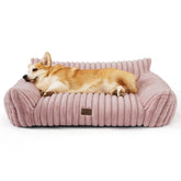 Bedsure ComfyFleece, sillón para perro mediano con frente cómodo para la cabeza.