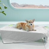 Bedsure manta refrigerante para perros grandes, vista frontal, ideal para días cálidos.