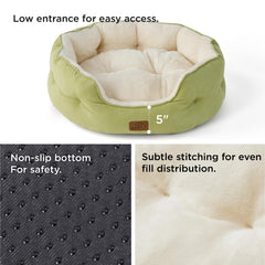 Tejido lavable Bedsure, fácil limpieza para mantener la cama de mascota fresca.