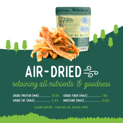 Beg & Barker Chicken Jerky: alta proteína para perros activos y contentos.