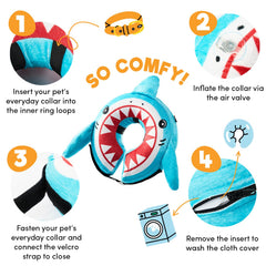 BENCMATE collar inflable con ajuste rápido, ideal para recuperación diaria de mascotas.