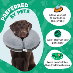 BENCMATE collar inflable para mascotas: ajuste fácil y uso diario cómodo.