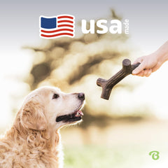 Benebone Bacon Stick ideal para perros masticadores agresivos y sesiones de juego seguras