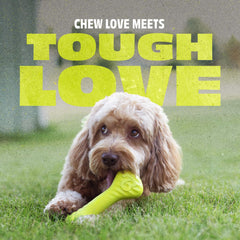 Benebone hueso de goma natural para masticar y perros activos.