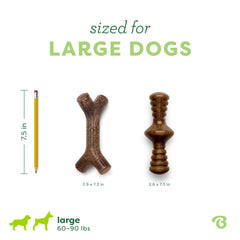 Benebone Zaggler rodante bacon para distracción y juego activo