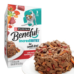 Beneful IncrediBites con carne real en lata 3 oz para razas pequeñas