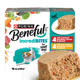 Beneful pate pollo, lata 3 oz, ideal para comidas diarias de perros pequeños.