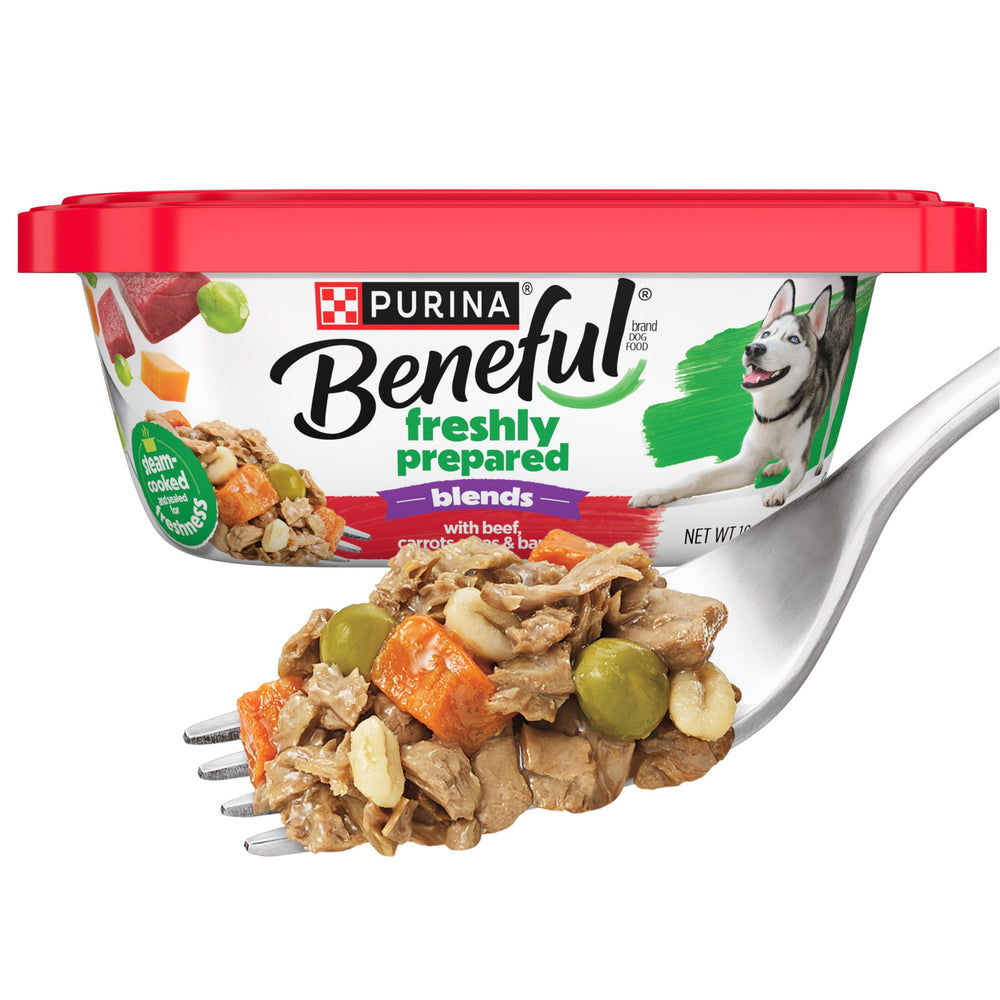 Beneful tarrina fresca de ternera con zanahorias y guisantes, sabor natural