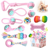 Juguete de cuerda BENSEAO para cachorros, fomenta juego interactivo y dentición saludable