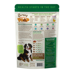 Bernie's Perfect Poop trozos de hierba detalle aporta fibra natural para el tracto digestivo.