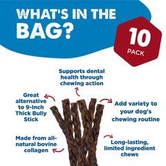 Best Bully Sticks cuidado dental durable para masticadores fuertes