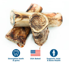Best Bully Sticks Huesos de médula para perro, reduce conducta destructiva y distracción saludable.