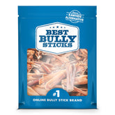 Best Bully Sticks Junior 2-4 Pulgadas para Perros - 8 oz (Paquete Único) - Natural, Libre de Granos y Cuero Crudo, para Razas Pequeñas