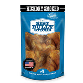 Best Bully Sticks orejas de cerdo ahumadas al horno, entretenimiento y apoyo dental.