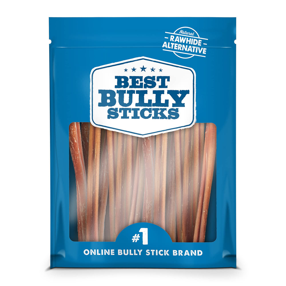Best Bully Sticks: palitos delgados de 12 pulgadas para perros, masticación suave.