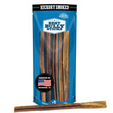 Best Bully Sticks palitos hickory de 12 pulgadas, masticación intensa para perros.