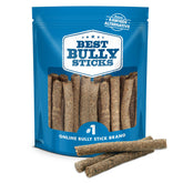 Best Bully Sticks palitos de res, paquete de 20, ideal para entrenamiento.