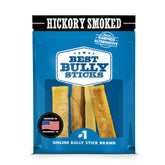 Best Bully Sticks queso yak Himalaya humeado en paquete, snack natural para perros grandes