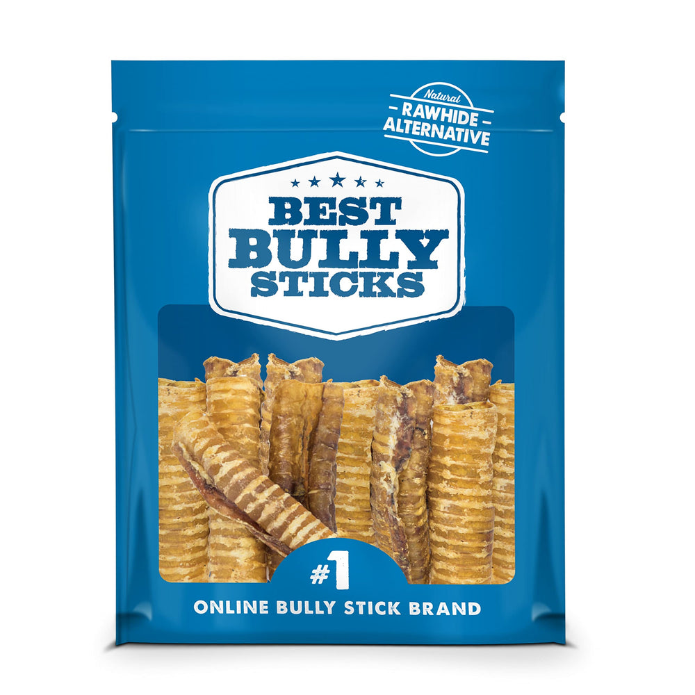Best Bully Sticks traquea de res premium 6 pulgadas en caja, masticación duradera