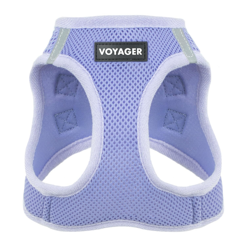 Best Pet Supplies Voyager lavanda, vista frontal, ajuste cómodo