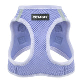 Best Pet Supplies Voyager lavanda, vista frontal, ajuste cómodo