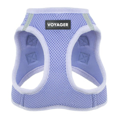 Best Pet Supplies Voyager lavanda, vista frontal, ajuste cómodo