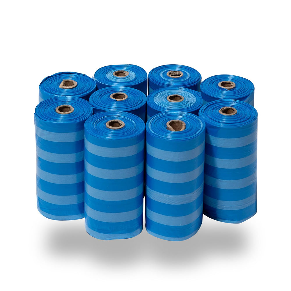 Bolsas Best Pet Supplies con tiras azules, ideales para paseos y parques caninos