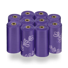 Bolsas Best Pet Supplies con perforaciones fáciles para desprender una unidad durante el paseo.