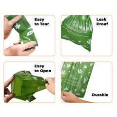 Best Pet Supplies bolsas tamaño 13x9, manejo cómodo durante la limpieza