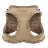Best Pet Supplies harnais peluche latte suede M, confort tout-temps pour promenades.