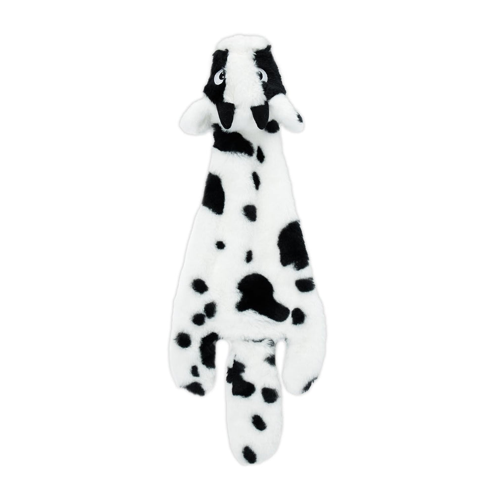 Best Pet Supplies juguete perro sin relleno, frente de la vaca grande para juego interior seguro