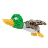 Best Pet Supplies Mallard Duck gris pequeño, exterior duradero para masticar y jugar
