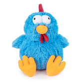 Best Pet Supplies Mrs. Cluck, peluche azul para perros de todos los tamaños.