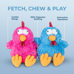 Best Pet Supplies peluche duradero para perros pequeños y medianos.