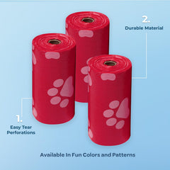 Best Pet Supplies perforaciones-faciles en bolsas para limpieza rápida