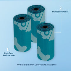 Best Pet Supplies rollo de bolsas para perro, facilita recoger de forma rápida durante caminatas.